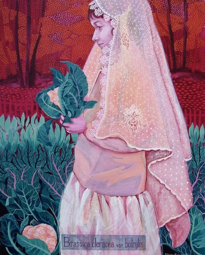 Brassica oleracea var. botrytis par Johanne Bilodeau, Peinture en vente sur Singulart