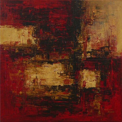 Dream With A Little Bit Of Love van Kalpana Soanes, Schilderij te koop op Singulart