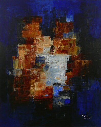 Enduring Faith van Kalpana Soanes, Schilderij te koop op Singulart