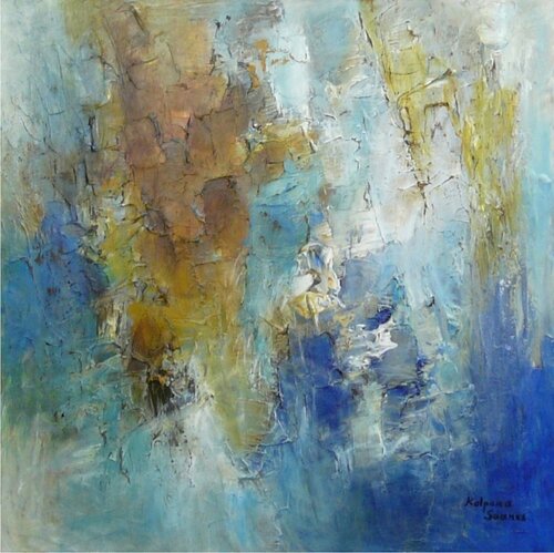 Glimpse Of Precarious Heaven di Kalpana Soanes, Pittura in vendita su Singulart