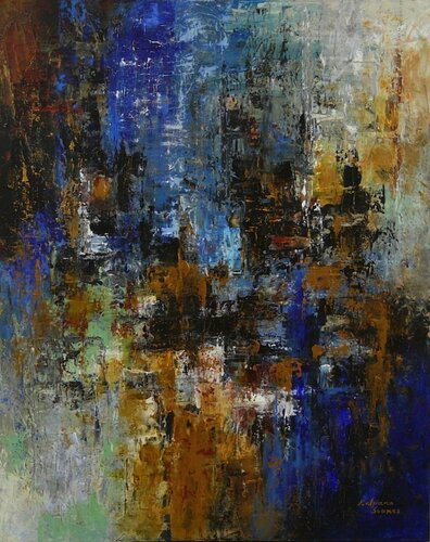 Enduring Calm di Kalpana Soanes, Pittura in vendita su Singulart