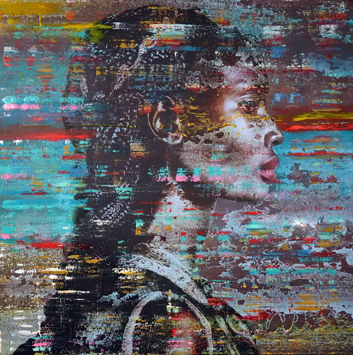 Face 28 van Wojtek Babski, Schilderij te koop op Singulart