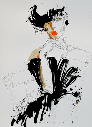 Lady 8 di Viktor Sheleg, Opera su carta in vendita su Singulart