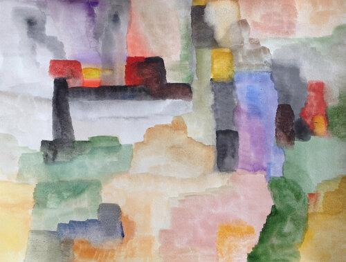 A long Journey par Nathalie Gribinski, Œuvre sur papier en vente sur Singulart