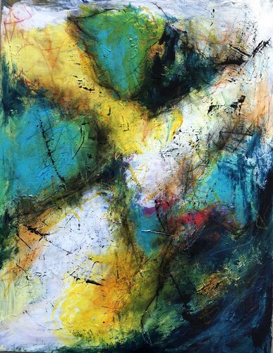 Baby blue eyes van Inge Thogersen, Schilderij te koop op Singulart