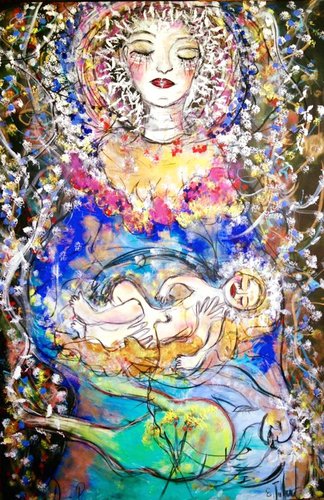 Deux passages van Emilie Teillaud, Schilderij te koop op Singulart