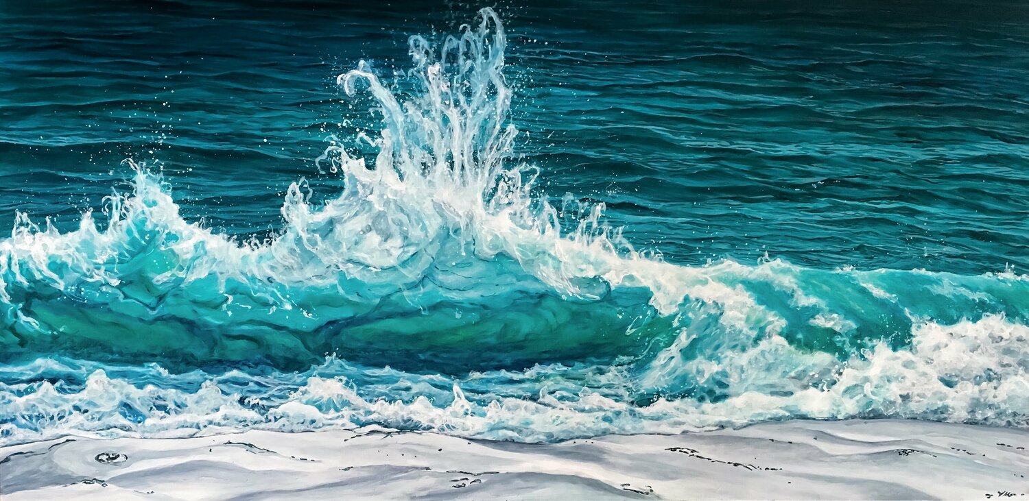 BACKWASH by Vanessa Mae (2019) : Painting Acrylic on Canvas - Singulart