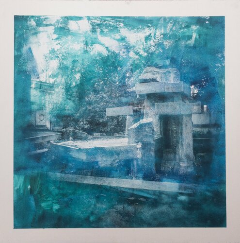 Abandoned fountain n5 par Valeriya Tarasenko, Photographie en vente sur Singulart