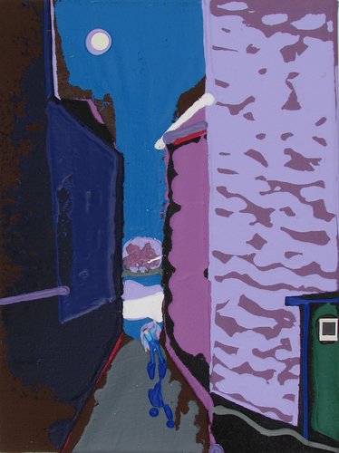 Up the hill. van Jamie Andrews, Schilderij te koop op Singulart