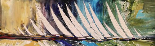 Régate II van Olivier Messas, Schilderij te koop op Singulart