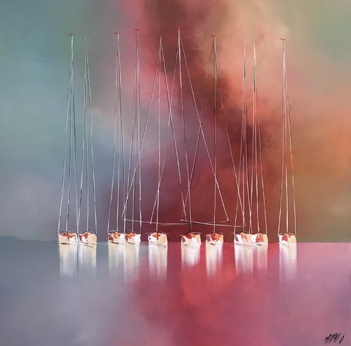 Summertime... (2018) di Olivier Messas, Pittura in vendita su Singulart