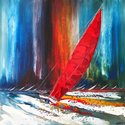La belle échappée... (2018) von Olivier Messas, Malerei kaufen auf Singulart