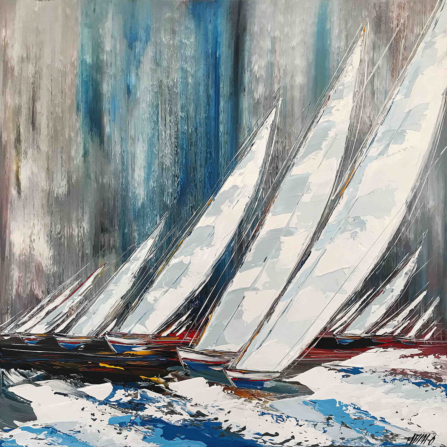 Ensemble en mer... II  « Esprit voile 2018 » Olivier Messas