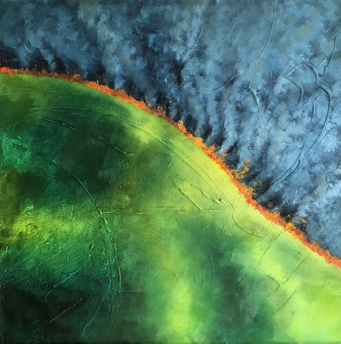 How much will we destroy? di Cæsiliæ, Pittura in vendita su Singulart