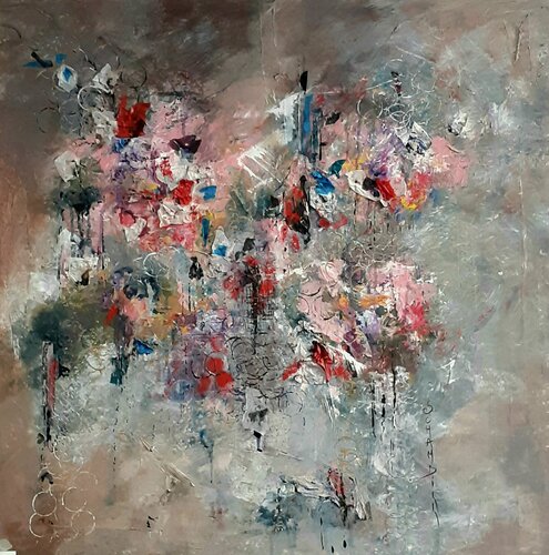 Poèmes van Sylvie Schambill, Schilderij te koop op Singulart