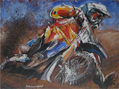 Motorcycling Nikoletta Antonopoulou