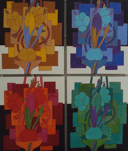 Les quatre saisons by Michel Marant, Painting for Sale on Singulart