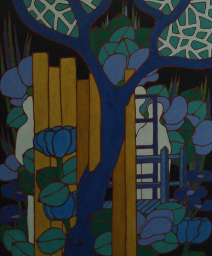 L'arbre au pont di Michel Marant, Pittura in vendita su Singulart