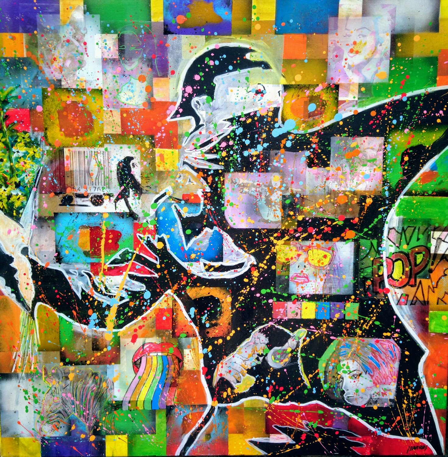 Locura pop von Joan Llaverias (2019) Malerei Acryl auf Leinwand