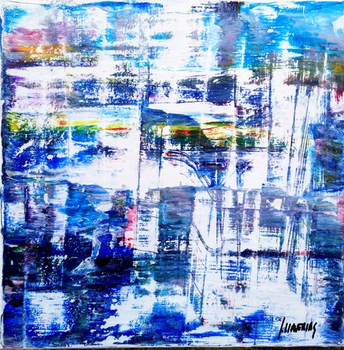 Urban marina par Joan Llaverias, Peinture en vente sur Singulart