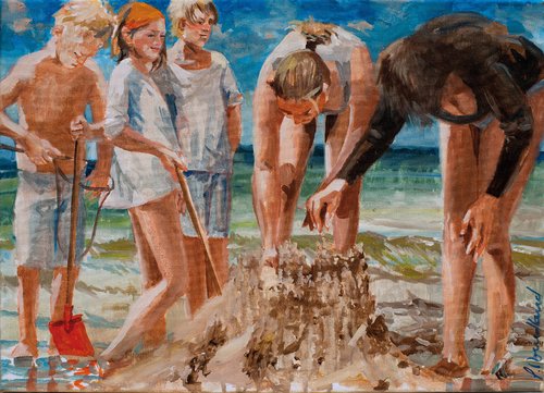 Sand von Sigurd Wendland, Malerei kaufen auf Singulart