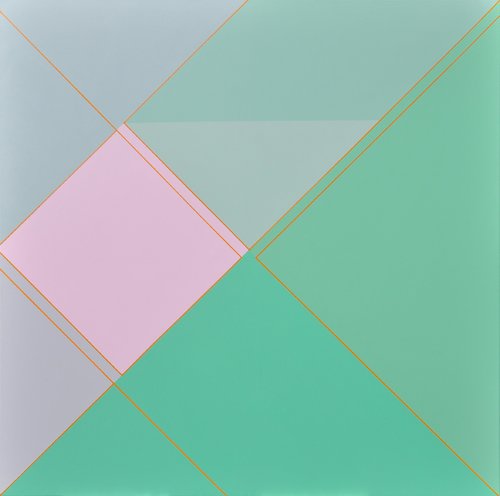 Tangram by Alejandra Repetto Escardó, 회화 for Sale on Singulart