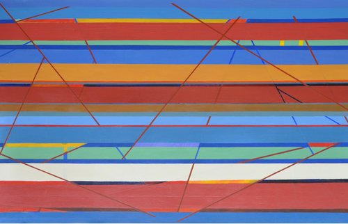 Study for an improbable geometry by Alejandra Repetto Escardó, 회화 for Sale on Singulart