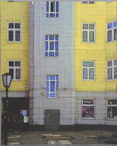 Lodz Windows 1315 di Marilyn Henrion, Pittura in vendita su Singulart
