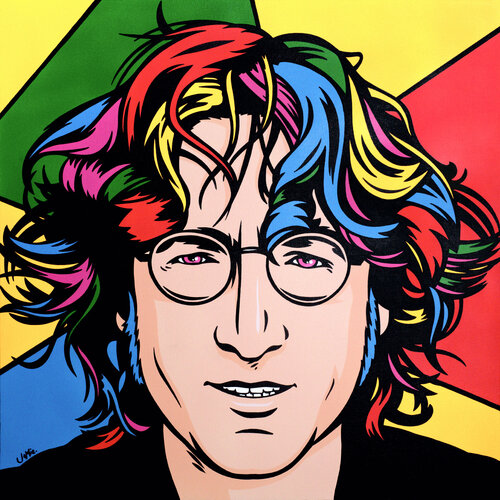 John Lennon van Jamie Lee, Schilderij te koop op Singulart