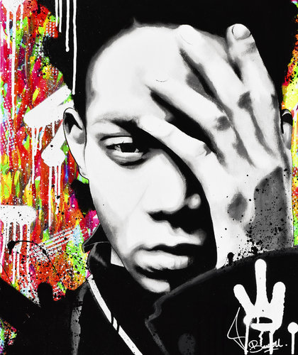 BASQUIAT di Vincent Bardou, Pittura in vendita su Singulart