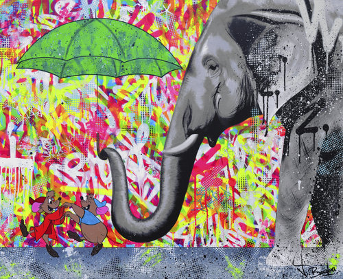 LES SOURIS DANSENT van Vincent Bardou, Schilderij te koop op Singulart