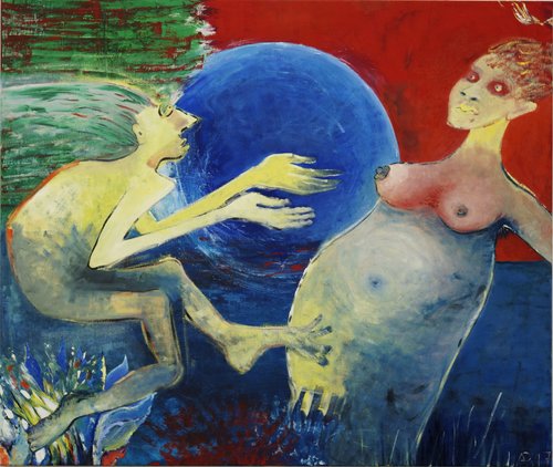 Verständigung by Anna Bieler, Painting for Sale on Singulart