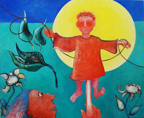 Selbstbetrachtung by Anna Bieler, 絵画 for Sale on Singulart