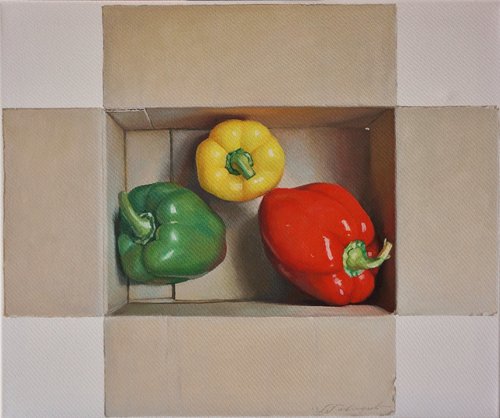 Stillleben mit Paprika Sergej Sologub