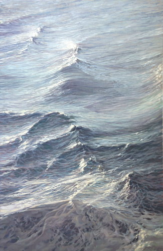 Wasser der Ozeane. Pazifik 9 by Sergej Sologub, Painting for Sale on Singulart