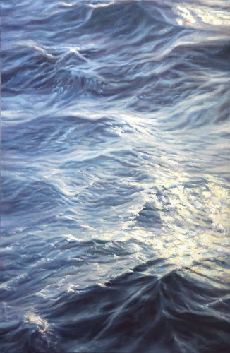 Wasser der Ozeane. Pazifik 10 van Sergej Sologub, Schilderij te koop op Singulart