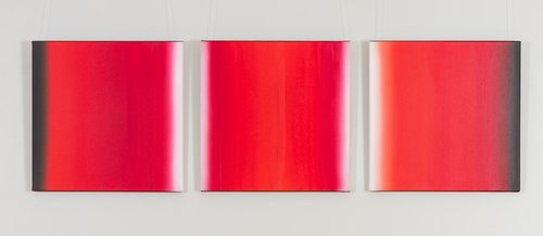 SQUARES dior red á troi di Ernestine Faux, Pittura in vendita su Singulart