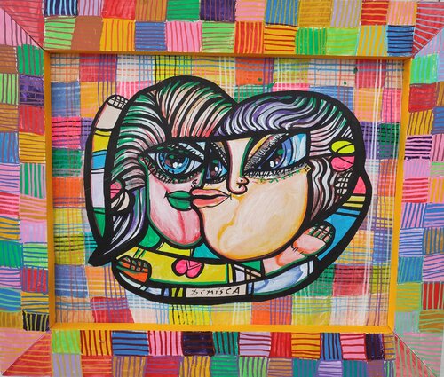 Love at First Sight 4 van Laurentiu Dimisca, Schilderij te koop op Singulart