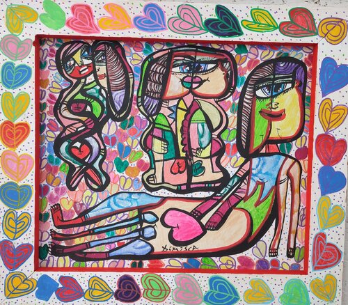 Love at First Sight 6 by Laurentiu Dimisca, Painting for Sale on Singulart