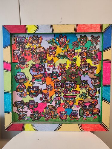 I Love Animals von Laurentiu Dimisca, Malerei kaufen auf Singulart