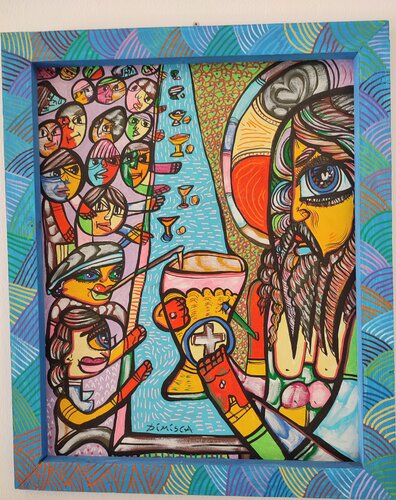 Taste from my Flesh and Blood van Laurentiu Dimisca, Schilderij te koop op Singulart