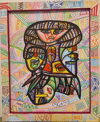 Love in Space von Laurentiu Dimisca, Malerei kaufen auf Singulart