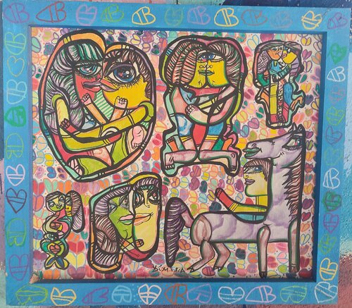Love at First Sight 2 di Laurentiu Dimisca, Pittura in vendita su Singulart