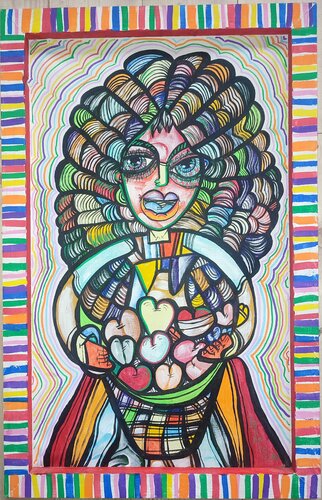 The Collector of Hearts 1 von Laurentiu Dimisca, Malerei kaufen auf Singulart