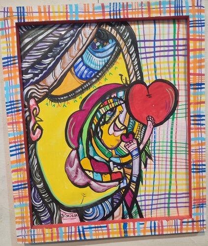 Just one more word of love to tell you di Laurentiu Dimisca, Pittura in vendita su Singulart