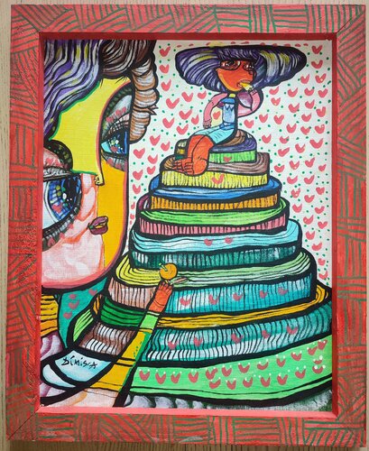 I give you the icing on the cake van Laurentiu Dimisca, Schilderij te koop op Singulart