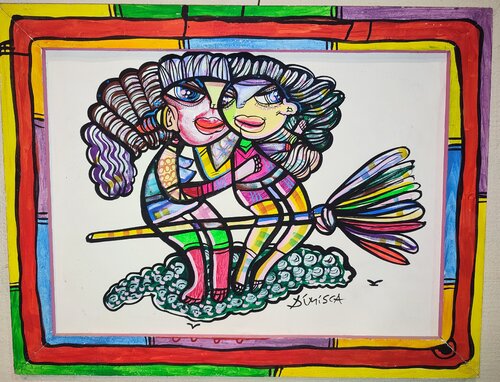 Love Spell par Laurentiu Dimisca, Peinture en vente sur Singulart