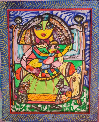 Motherhood van Laurentiu Dimisca, Schilderij te koop op Singulart