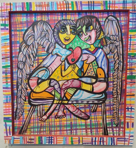 Angelic Love von Laurentiu Dimisca, Malerei kaufen auf Singulart