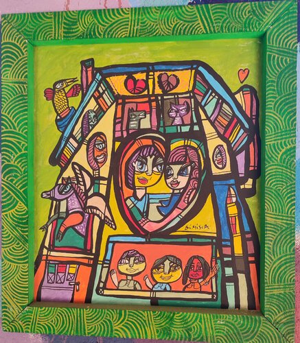 House of Love di Laurentiu Dimisca, Pittura in vendita su Singulart